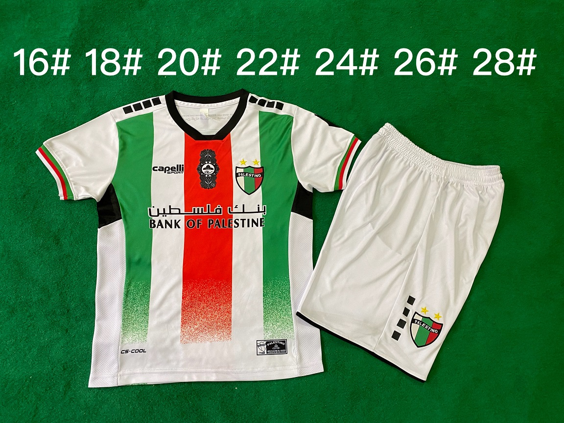 Kids-Palestino 24/25 Home Soccer Jersey